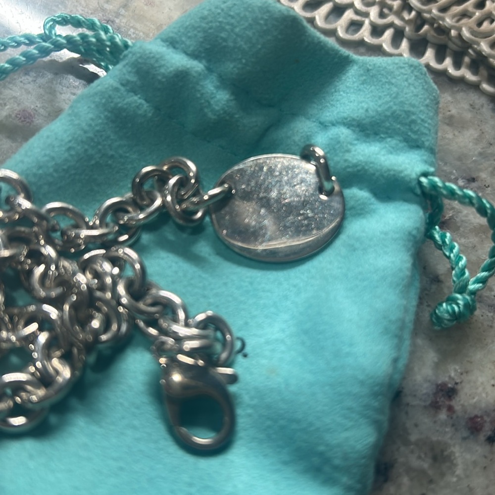 Return to Tiffany® Oval Tag Necklace - Picture 6 of 8